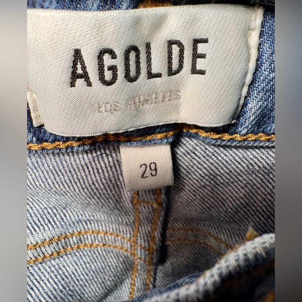 NWOT Agolde Riley High Rise denim Size 29 - Picture 3 of 5